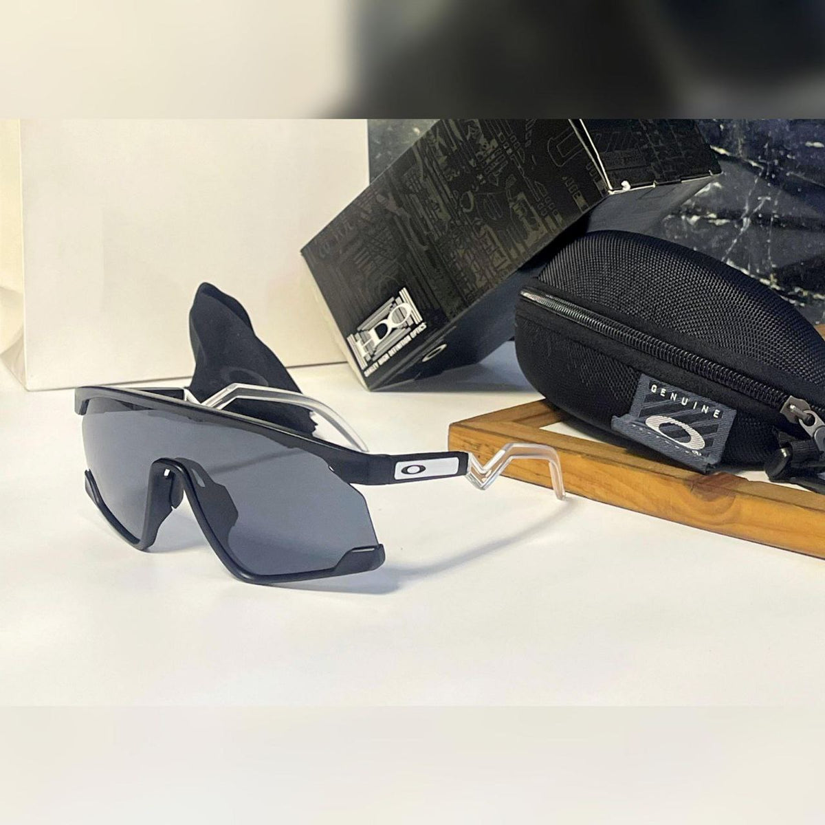 Oakley Shield Sport Sunglasses with Blue Prizm Lens