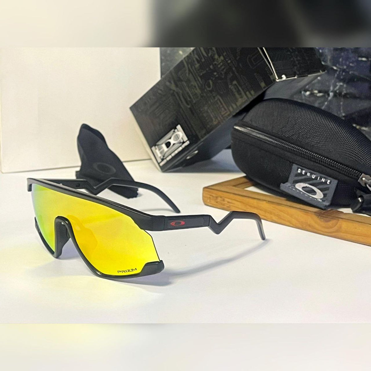 Oakley Shield Sport Sunglasses with Blue Prizm Lens